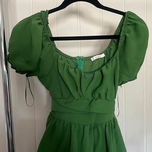 Green dress